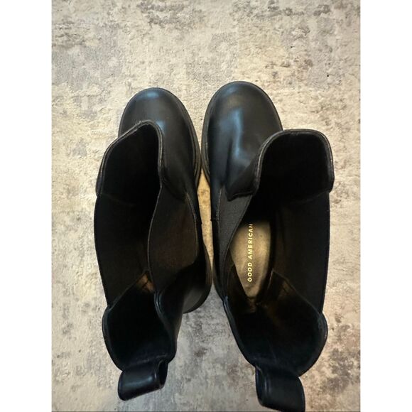 Good American Leather Chelsea Boot Combat Boot 7.5 - Picture 5 of 9